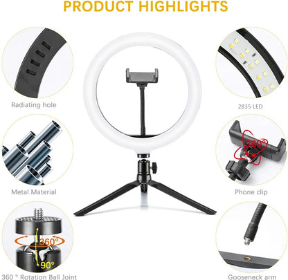 LED Ring Light & Tripod