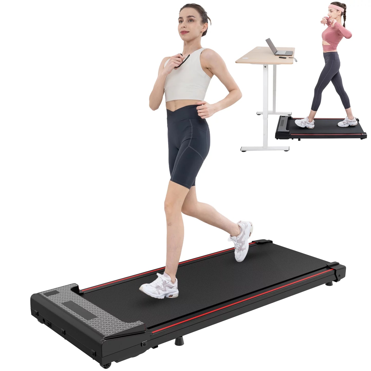 Low Noise Walking Treadmill for Desks and Workplaces